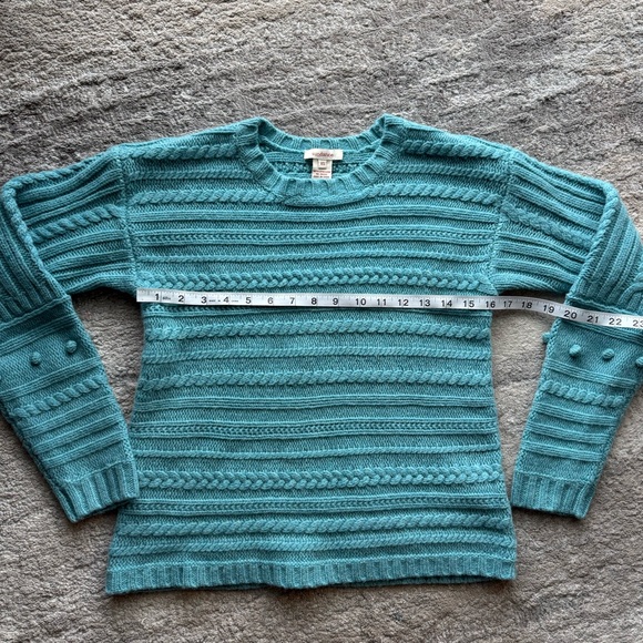 Sundance Cableknit Crewneck Wool Sweater | XS - Picture 4 of 7